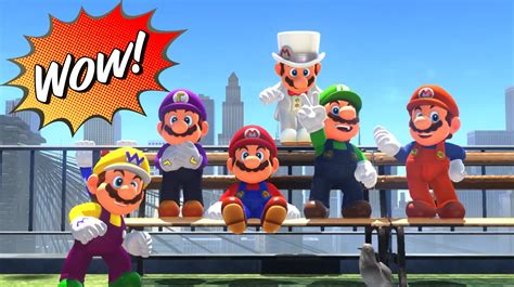 ¿super Mario Odyssey Con Cooperativo Para 10 Jugadores Este Curioso