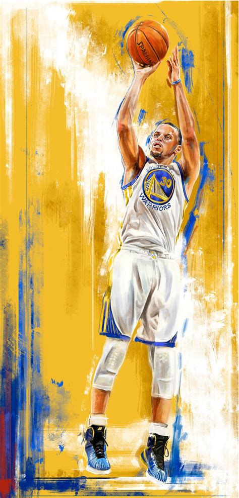 Fabiándeportes — By Robert Bruno Curry Nba Nba Basketball Art