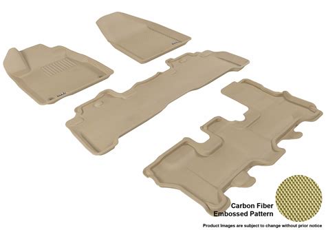 ACURA MDX Floor Mats & Cargo Liners - 2007 - 2013 - TAN Color | Garber ...