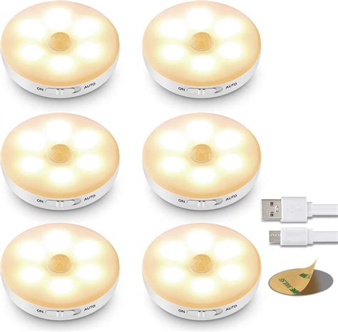 Veilleuse Led Automatique Lot De Lampe Detecteur De Mouvement