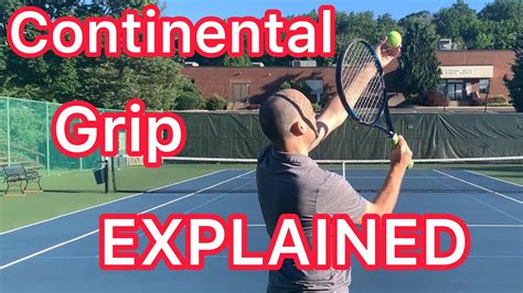 How To Serve With A Continental Grip - YouTube