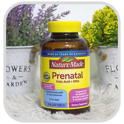 Nature Made Prenatal Multivitamin Folic Acid Dha Softgels Brigettesph