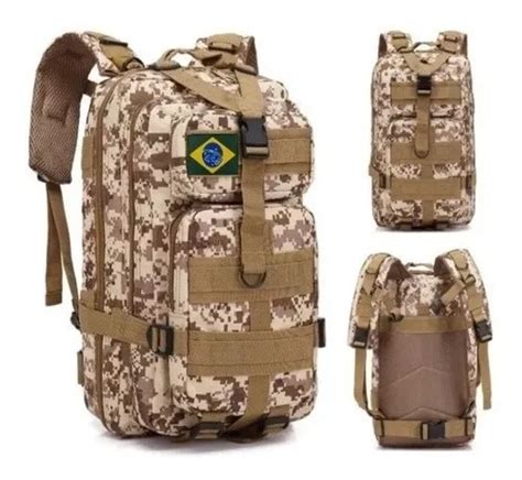 Mochila Militar Assalt Tática Masculina Feminina Impermeável