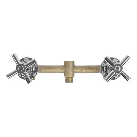 Llave Mezcladora Empotrable Para Regadera Duomando 26 X 55 Cm Metal