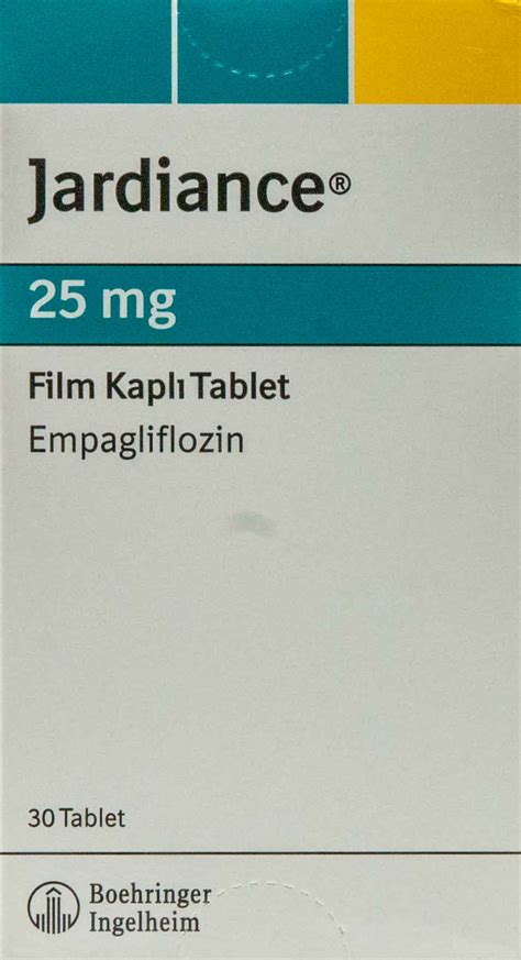 Jardiance Empaglifozin 25mg Tab 30s Seroled Pharmaceuticals