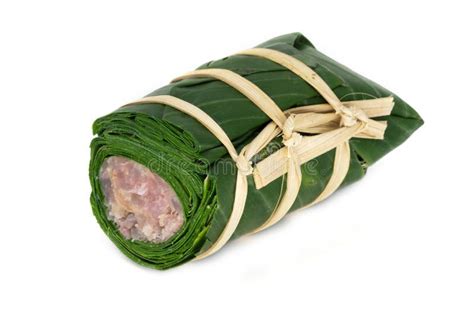 Sticky Rice In Banana Leaf stock photo. Image of freshness - 134118338