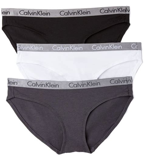 Calvin Klein Underwear Radiant Cotton Bikini Pack Swim Bikini Bottoms