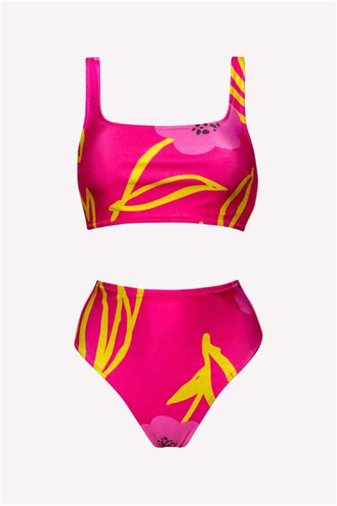 Melanie Bikini Floral Fuchsia Yardley Store
