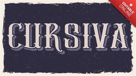 cursiva tattoo font text effect generator