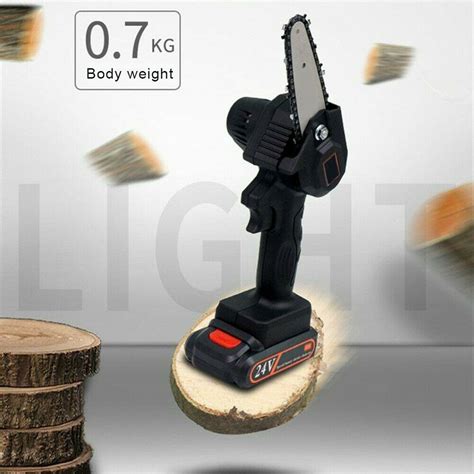 W Mini One Hand Saw Woodworking Electric Chain Saw Cordless Wood Cutter