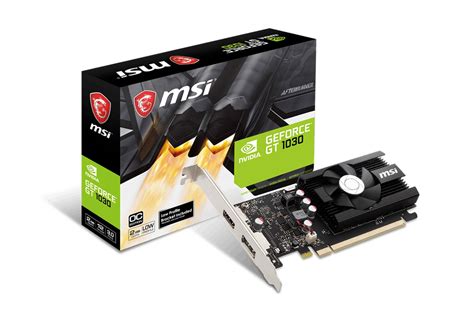 Card Màn Hình Msi Geforce Gt 1030 2gd4 Lp Oc