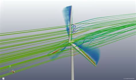 Simulation Of The Airflow Around A Wind Turbine Projects Jprobst