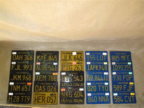 California License Plates The Lee Roy Hartung Collection Rm Sotheby S