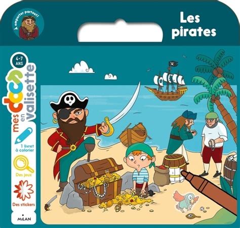 Les pirates Avec 1 livret à colorier des de Stéphanie Ledu