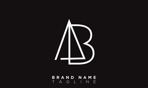 Ab Alphabet Letters Initials Monogram Logo Ba A And B 8208571 Vector