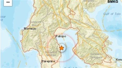 Sesar Di Laut Bagian Tenggara Luwu Jadi Penyebab Gempa Bmkg Nilai