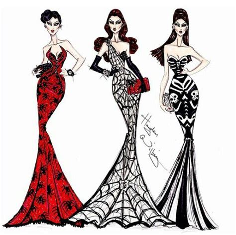 Halloween Hayden Williams Dress Sketches Fashion Design Sketches Fashion Sketches