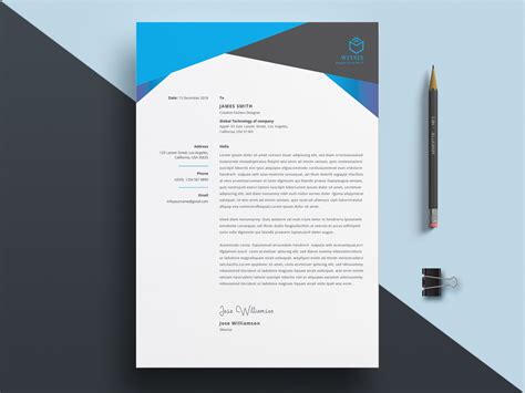 Letterhead Template Word Masterbundles