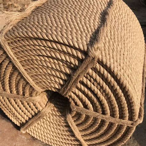 Strands Power Hemp Rope Twisted Manila Jute Rope Natural Sisal Rope For