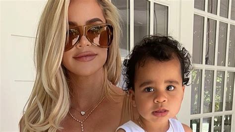 Khloe Kardashians Son Tatum 1 Plays In Tiny Wagon In Very Rare Video