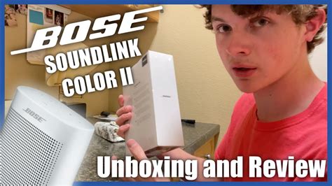 Bose Soundlink Color Ii Unboxing And Review Youtube