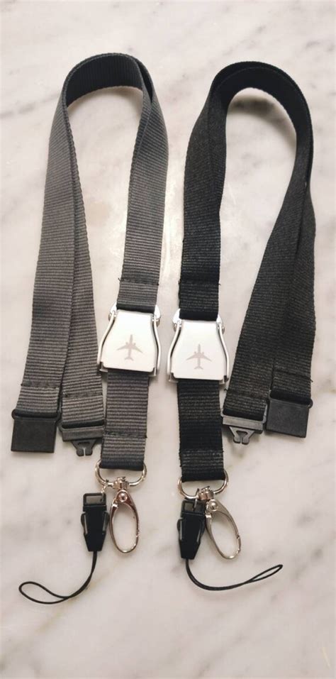 Airplane Seatbelt Buckle Lanyard For Pilots Flight Etsy