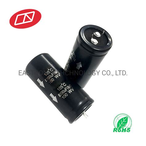 Snap In 105C 2000hrs Aluminum Electrolytic Capacitor High Temperature