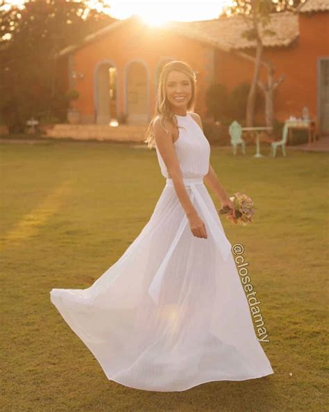 vestido longo sem manga casamento civil Blog da Pajaris Biquínis