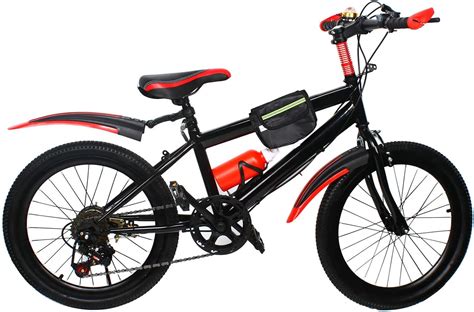 Fetcoi 20 pollici 6 velocità bicicletta mountain bike bambini