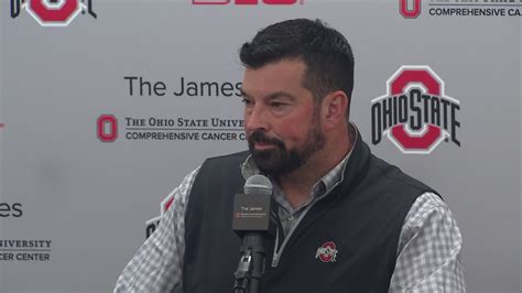 Ohio State Coach Ryan Day Discusses Upcoming Game Against Badgers