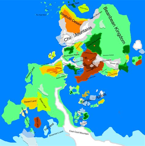 Mushroom Kingdom Map by vectormoon on DeviantArt