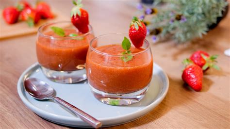 Gaspacho aux tomates et à la fraise Les Pépites de Noisette