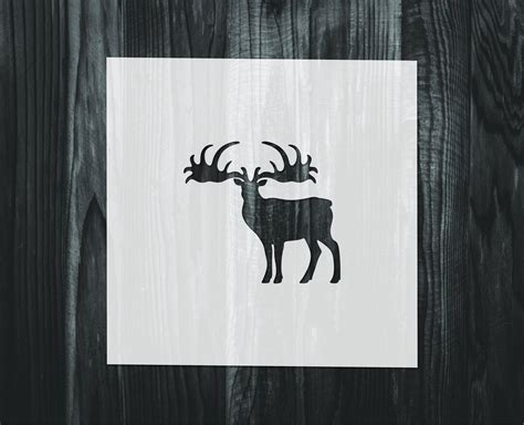 Elk Stencil Mylar Reusable Stencil Stencil Fast Shipping Etsy