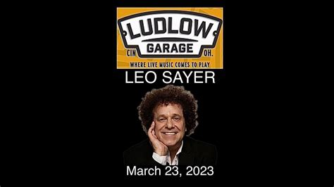 Leo Sayer How More Love Ludlow Garage Cincinnati Ohio 3 23 23