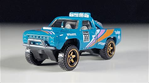 Hot Wheels Mainline Review 87 Dodge D100 2024 Hw Reverse Rake Youtube