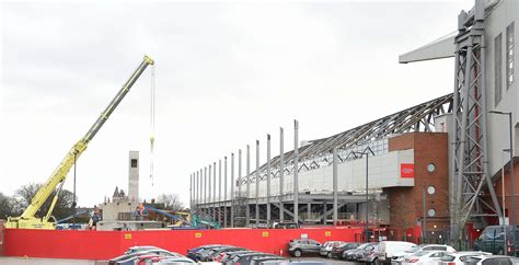 Photos Progress Continues On Anfield Road Stand Expansion Liverpool FC