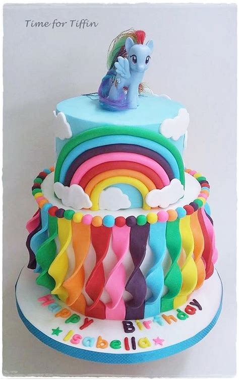 My Little Pony Rainbow cake - Decorated Cake by Time for - CakesDecor