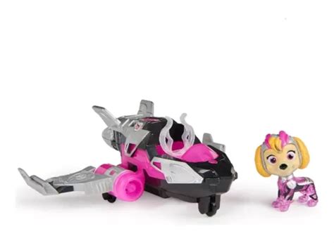 Paw Patrol Skye Figura Patrulla Canina Con Luces Y Sonidos En