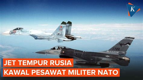 Jet Tempur Rusia Kawal Dua Pesawat Militer NATO Terbang Di Atas Laut