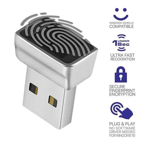 Lecteur D Empreintes Digitales Usb Pour Windows Hello Pc Notebook