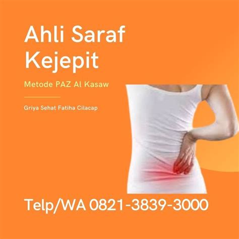 Tanpa Operasi Telp WA 0821 3839 3000 Tempat Saraf Kejepit Terapi