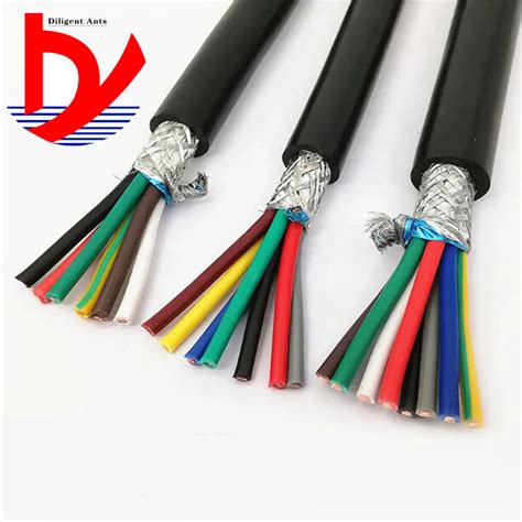 22awg 0 3mm2 Multi Core Shielded Cable Rvvp 2 3 4 5 6 7 8 10 12 14 16