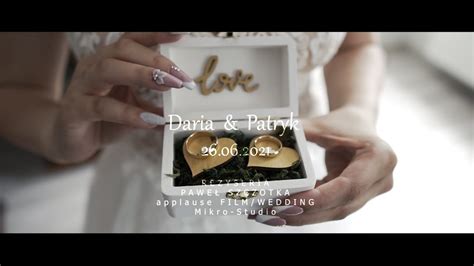 Daria Patryk Wedding Day YouTube