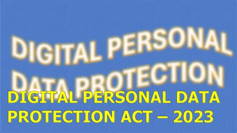 Digital Personal Data Protection Act Dasgupta Santanu Co