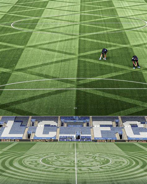 Never Forget When The Premier League Allowed Elaborate Pitch Designs 🎨🤩