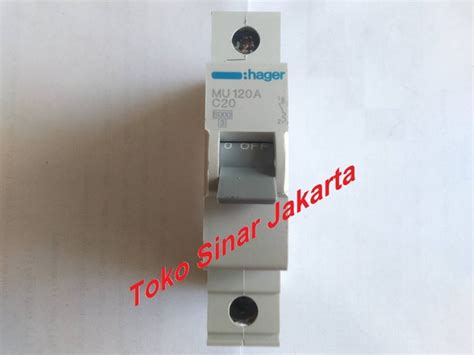 Jual Mcb Mini Circuit Breaker Listrik P Phase Hager A Di Lapak