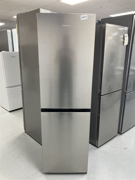 Hisense RB327N4BCE 50 50 Frost Free Fridge Freezer Stainless Steel