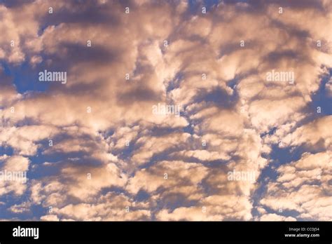 Golden Sunset Clouds Stock Photo - Alamy