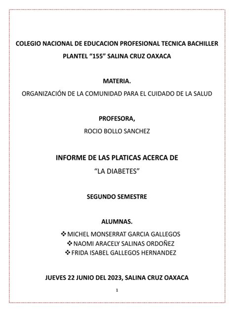 Colegio Nacional De Educacion Profesional Tecnica Bachiller 2 Pdf