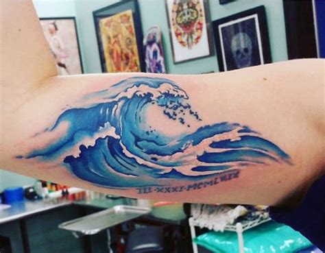 60 Wave Tattoo Designs For Men An Ocean Of Manly Ideas